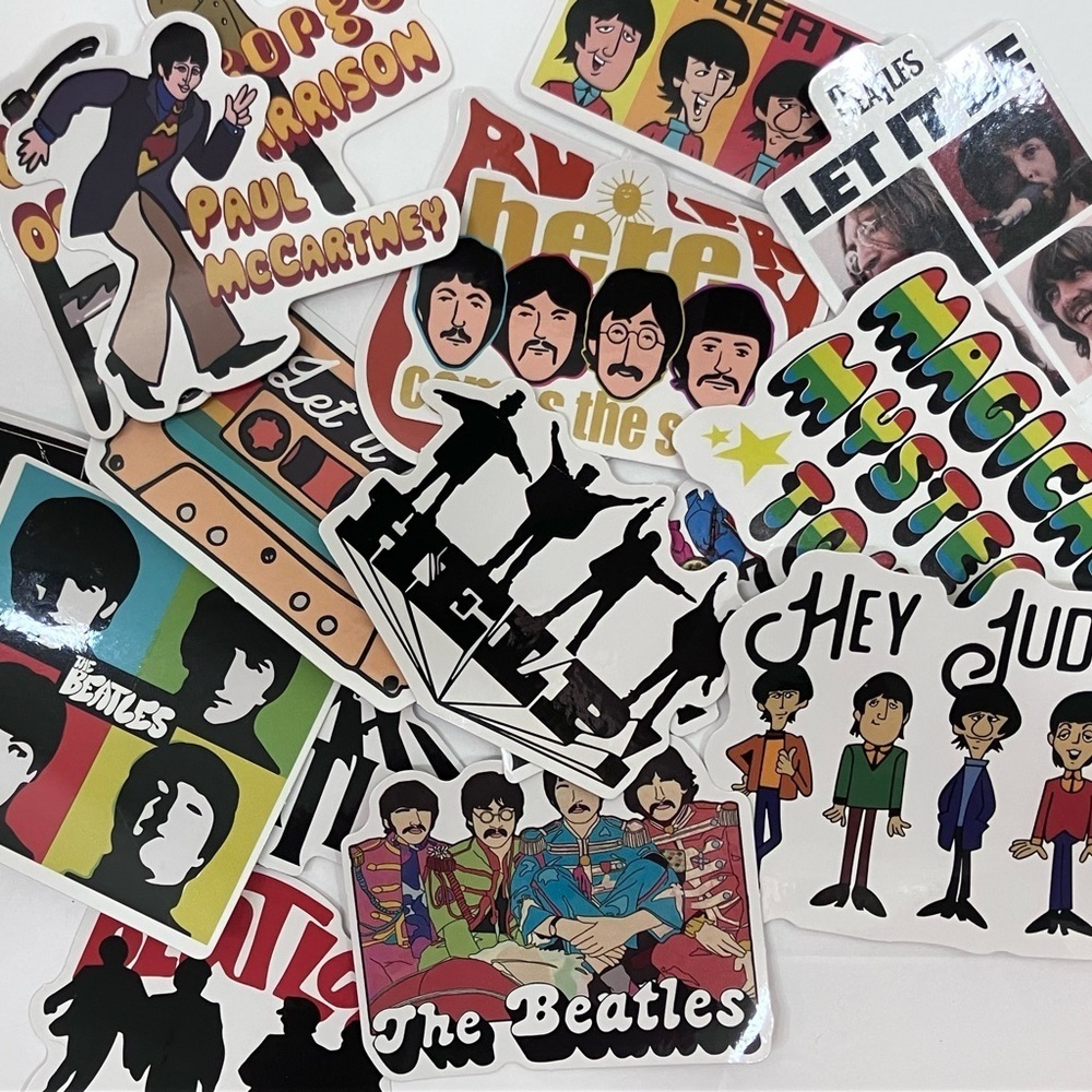 The Beatles Colorful Sticker Set - Picture 3 of 10